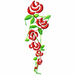 Flowers Embroidery Design 12